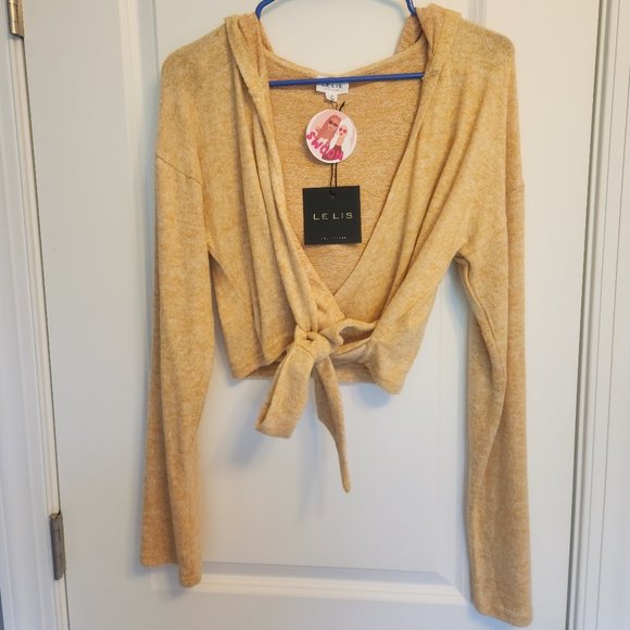 NWT Lelis Crop Hoodie - size Medium - Picture 1 of 4